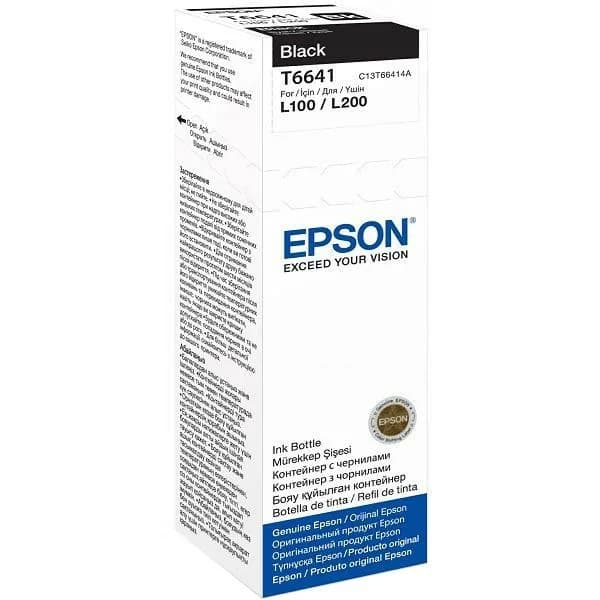Tinta Epson T66414, C13T66414A, Black