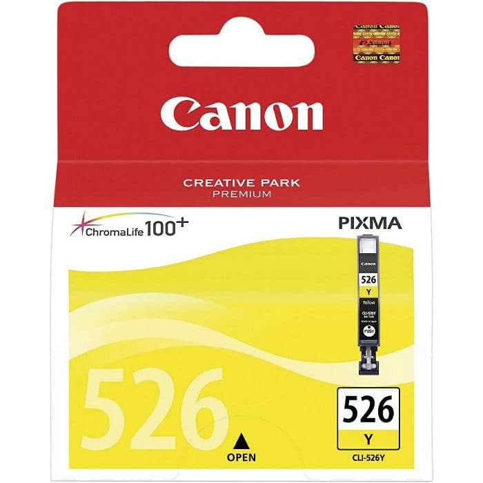 Tinta Canon CLI-526Y, 4543B001, Yellow