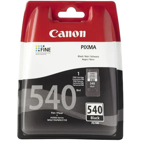 Tinta Canon PG-540, 5225B005, Black
