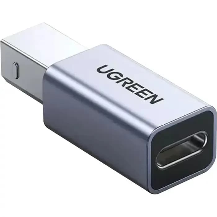 Adapter Ugreen 20120, USB-B (M) na USB-C 2.0 (Ž), sivi