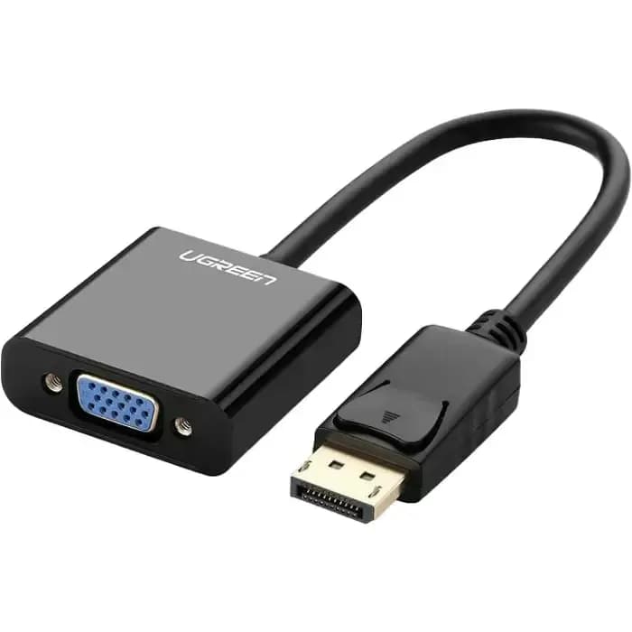 Adapter Ugreen 20415, DisplayPort (M) na VGA (Ž), 0.15m, crni