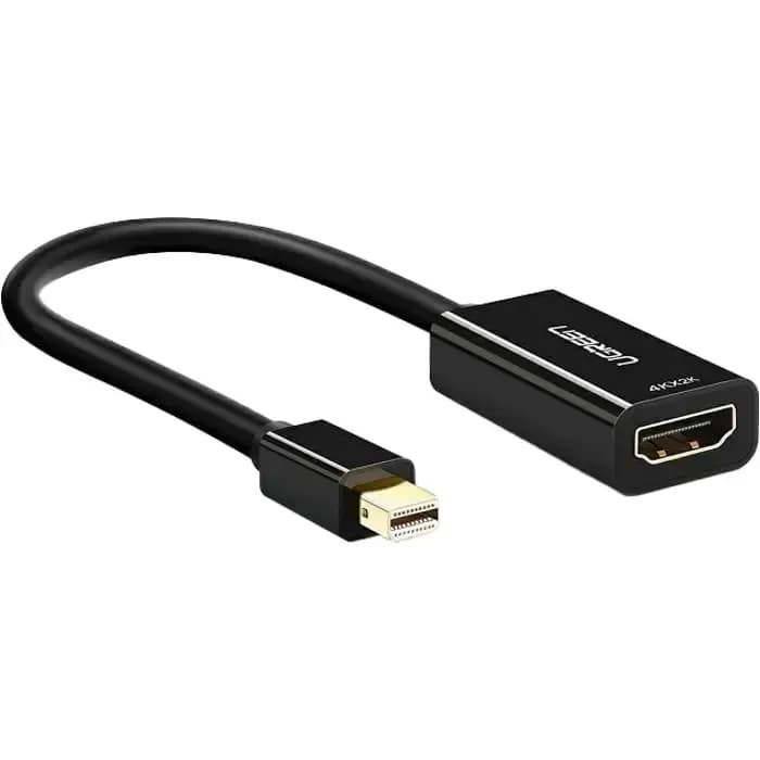 Adapter Ugreen 40360, Mini DisplayPort (M) na HDMI (Ž), crni