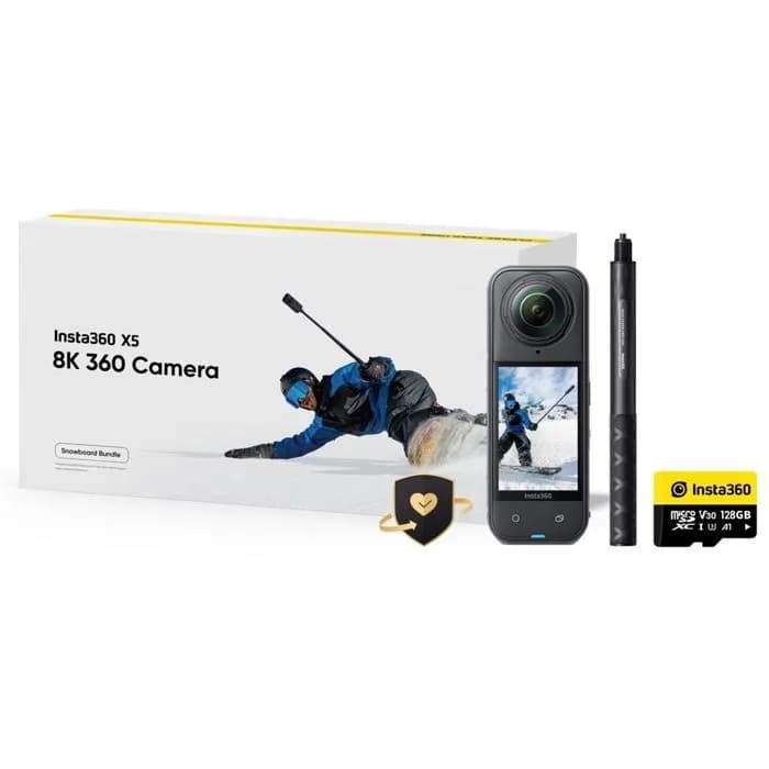 Akcijska kamera Insta360 X5 Snowboard Bundle