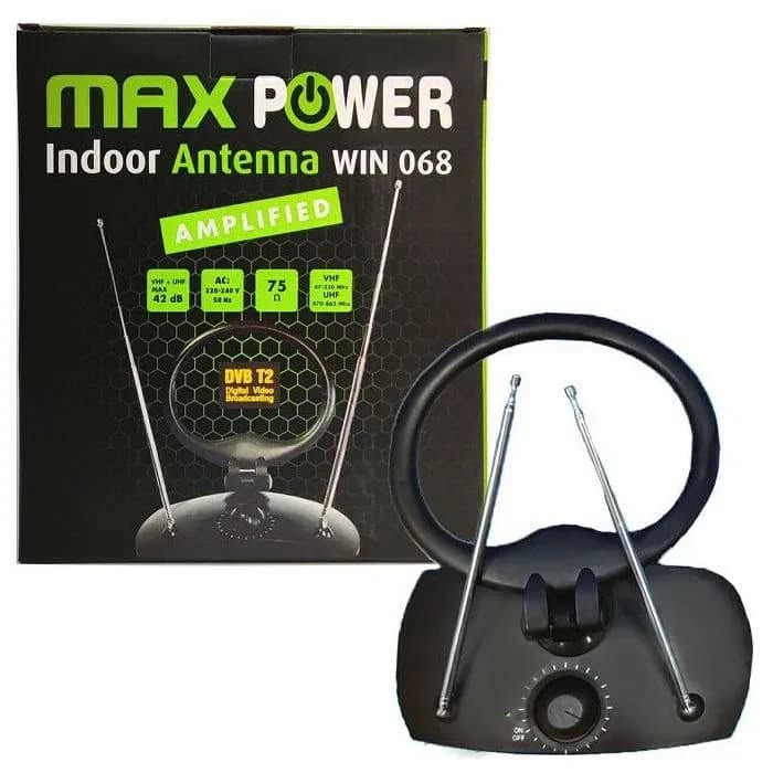 Antena Max Power W068, unutarnja, crna
