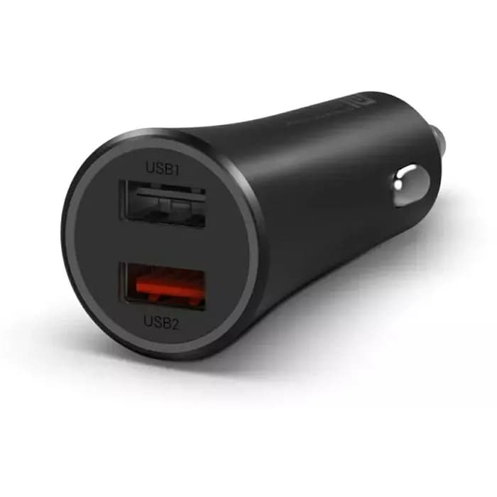 Auto punjač Xiaomi Mi, 2xUSB-A, 37W, crni