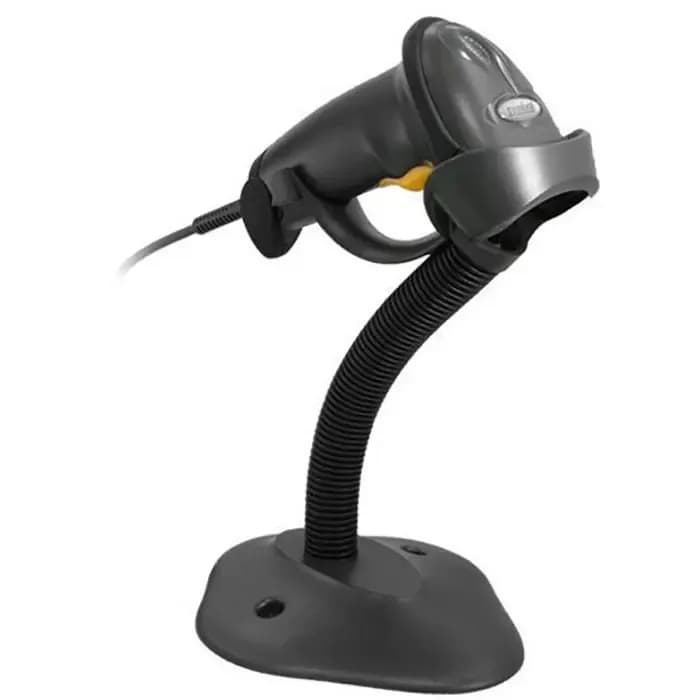 Bar kod čitač Zebra LS2208, 1D, multi-IF, kit (USB), crni, sa stalkom