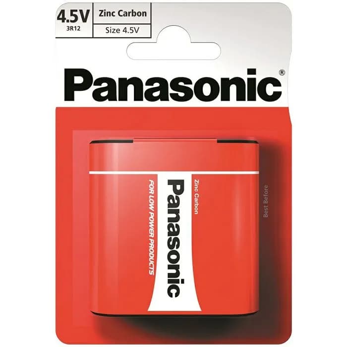 Baterija Panasonic Zinc Carbon 3R12, 1 komad, 3R12RZ/1BP