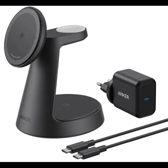 Bežični punjač Anker B25M4G11, 15W, Black