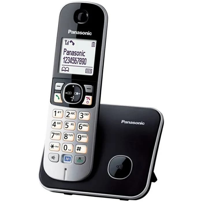 Bežični telefon Panasonic KX-TG6811FXB, crni