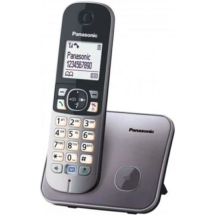 Bežični telefon Panasonic KX-TG6811FXM, sivi