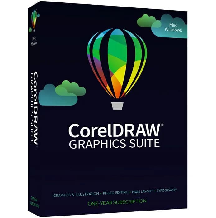 CorelDRAW Graphics Suite 2025, Subscription - 1 godišnja licenca
