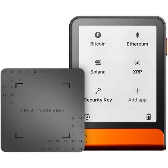 Digitalni novčanik Ledger Flex with Recovery Key, Bluetooth, USB-C, Orange