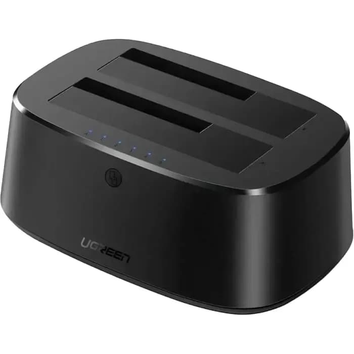 Docking Ugreen 50857, 3.5" SATA HDD/SSD, 2.5" SATA HDD/SSD, USB 3.0, crni