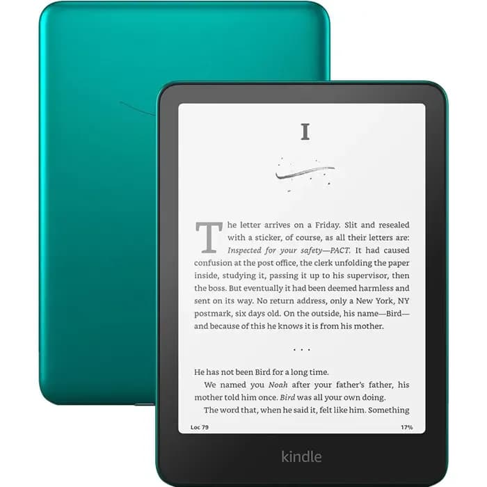 E-Book Reader Amazon Kindle Paperwhite Signature 2024, 7", 32GB, WiFi, 300dpi, USB-C, Metallic Jade