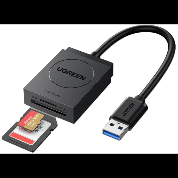 Čitač memorijskih kartica Ugreen 20250, SD/MicroSD, USB 3.0