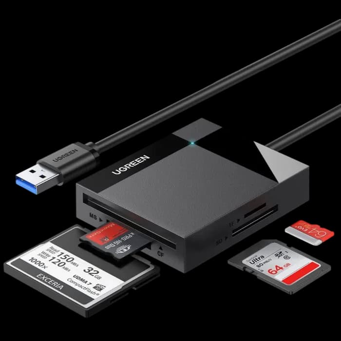 Čitač memorijskih kartica Ugreen 30333, SD/MicroSD, USB 3.0