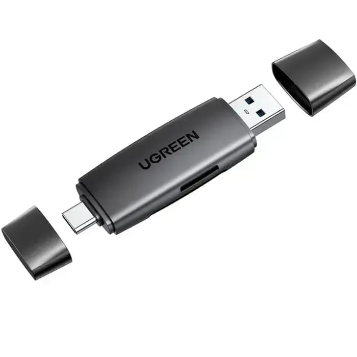 Čitač memorijskih kartica Ugreen 80191, SD/MicroSD, USB 3.0
