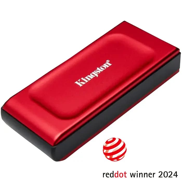 Eksterni SSD Kingston XS1000, 2TB, USB 3.2, crveni