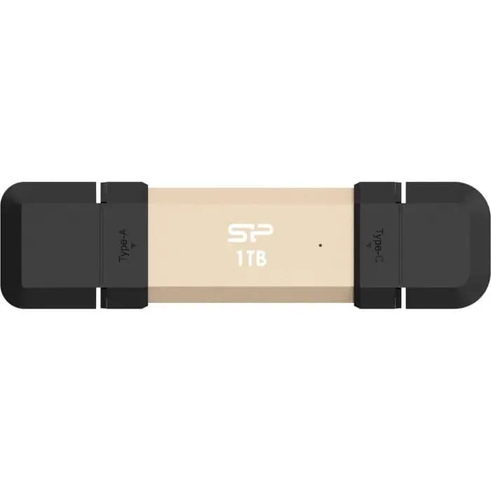 Eksterni SSD Silicon Power DS72, 1TB, USB 3.2 Gen 2, zlatni