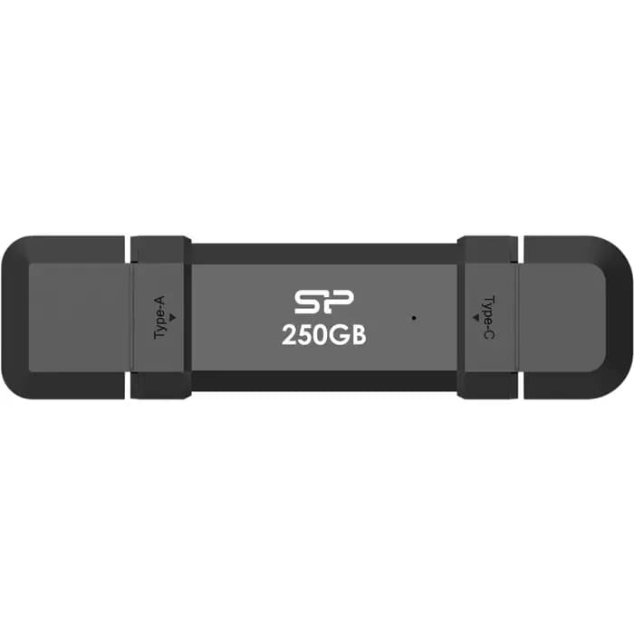Eksterni SSD Silicon Power DS72, 250GB, USB 3.2 Gen 2, crni