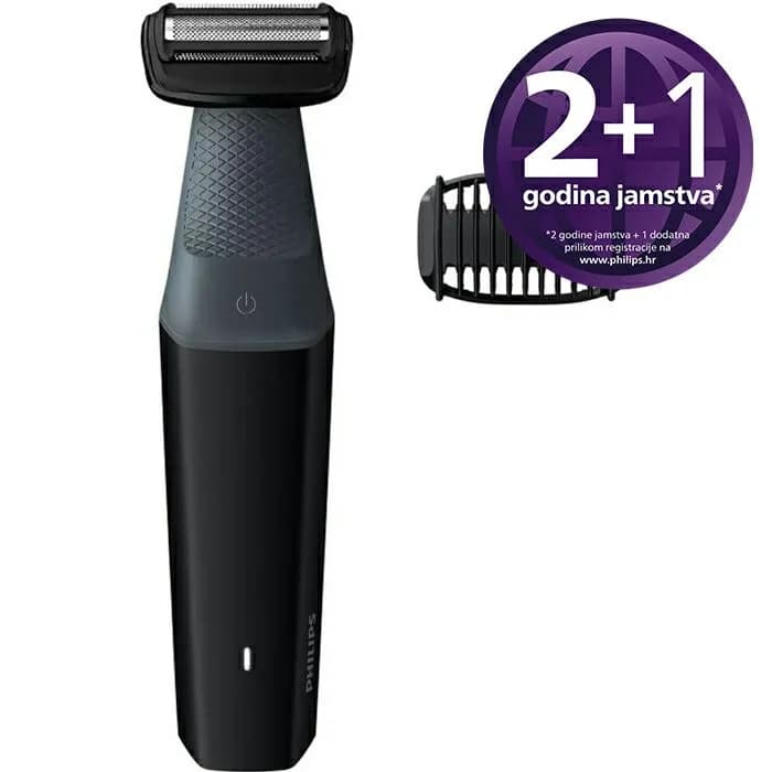 Električni brijač Philips Bodygroom 3000 Series BG3010/15, vodootporan, crni