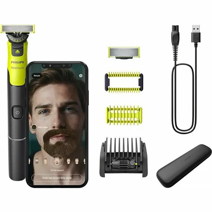 Električni brijač Philips OneBlade 360 Face + Body QP4631/65, crni