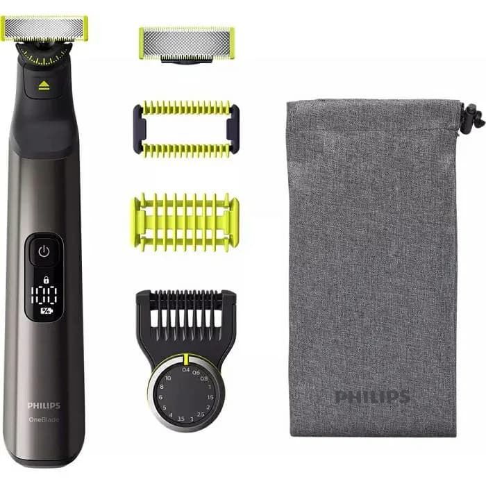 Električni brijač Philips OneBlade Pro 360 Face + Body QP6551/15, krom