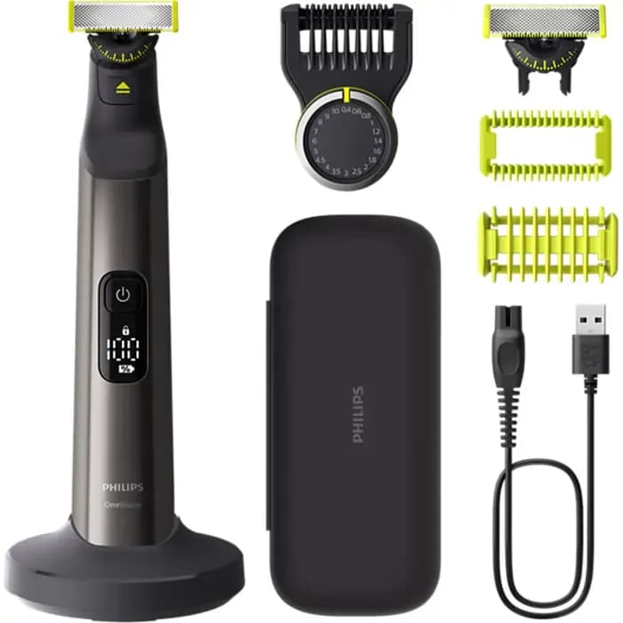 Električni brijač Philips OneBlade Pro 360 Face + Body QP6652/61, sivi