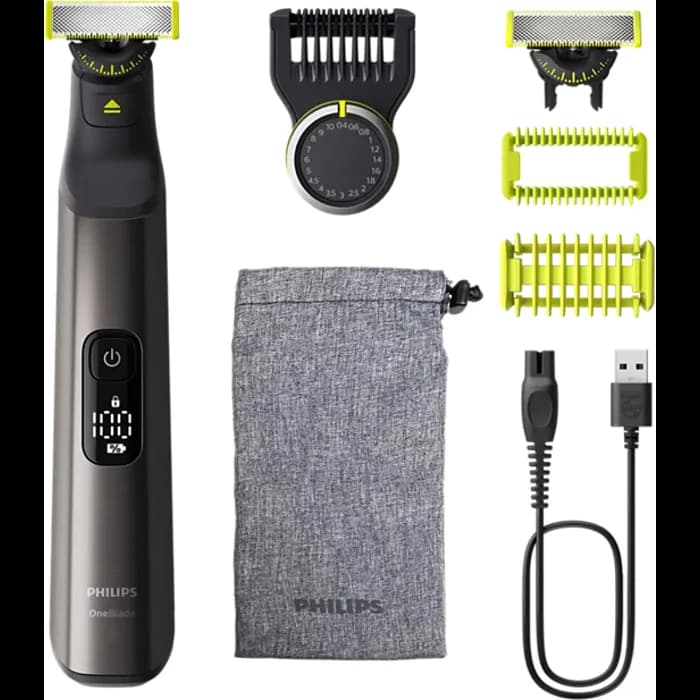Električni brijač Philips OneBlade Pro 360 QP6552/15, sivi