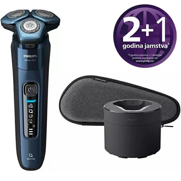 Električni brijač Philips Shaver 7000 Series S7782/50, plavi