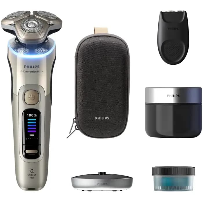 Električni brijač Philips Shaver Prestige Ultra i9000 series XP9403/31, vodootporan, zlatna