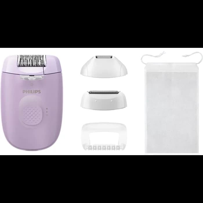 Epilator Philips 4000 Series BRE257/00, žičani, rozi