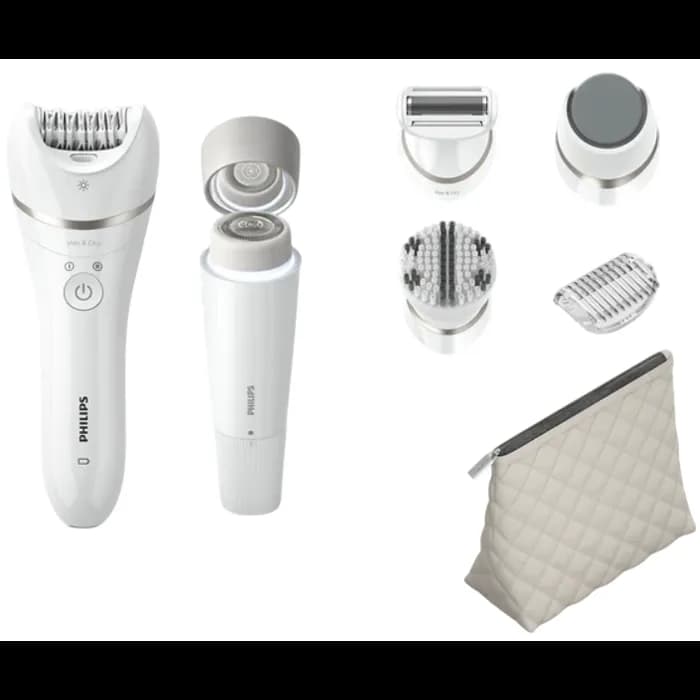 Epilator Philips 9000 Series BRE770/92, 5 nastavaka, bijeli