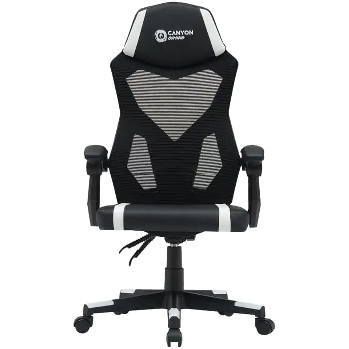 Gaming stolica Canyon Flow MCH01, crno-bijela