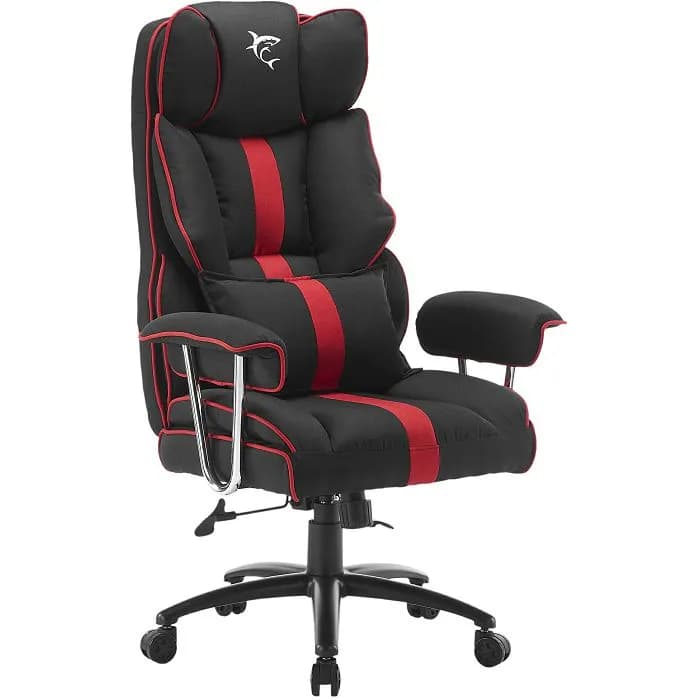 Gaming stolica White Shark Le Mans, crno-crvena