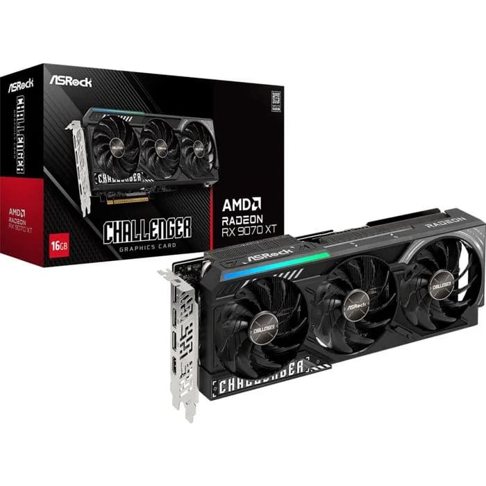 Grafička ASRock AMD Radeon RX9070XT Challenger, 16GB GDDR6