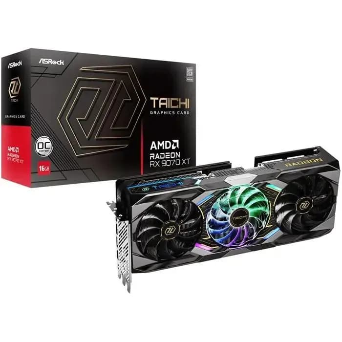 Grafička ASRock AMD Radeon RX9070XT Taichi OC, 16GB GDDR6
