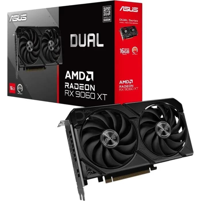 Grafička Asus AMD Radeon RX9060XT Dual, 16GB GDDR6