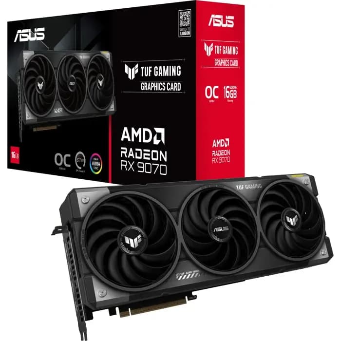 Grafička Asus AMD Radeon RX9070 TUF Gaming OC, 16GB GDDR6