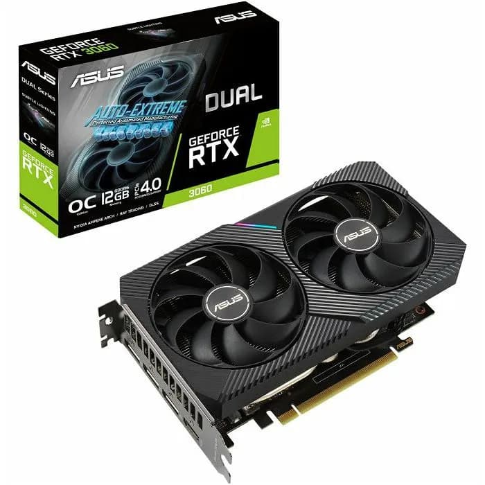 Grafička Asus GeForce RTX3060 Dual V2 OC, 12GB GDDR6