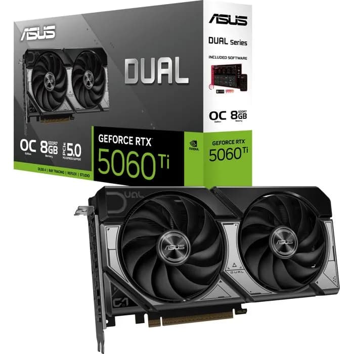 Grafička Asus GeForce RTX5060Ti Dual OC, 8GB GDDR7