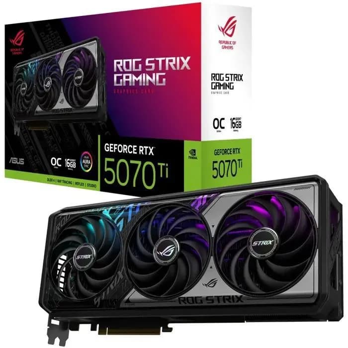Grafička Asus GeForce RTX5070Ti ROG Strix OC, 16GB GDDR7