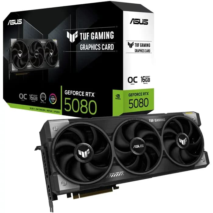 Grafička Asus GeForce RTX5080 TUF Gaming OC, 16GB GDDR7