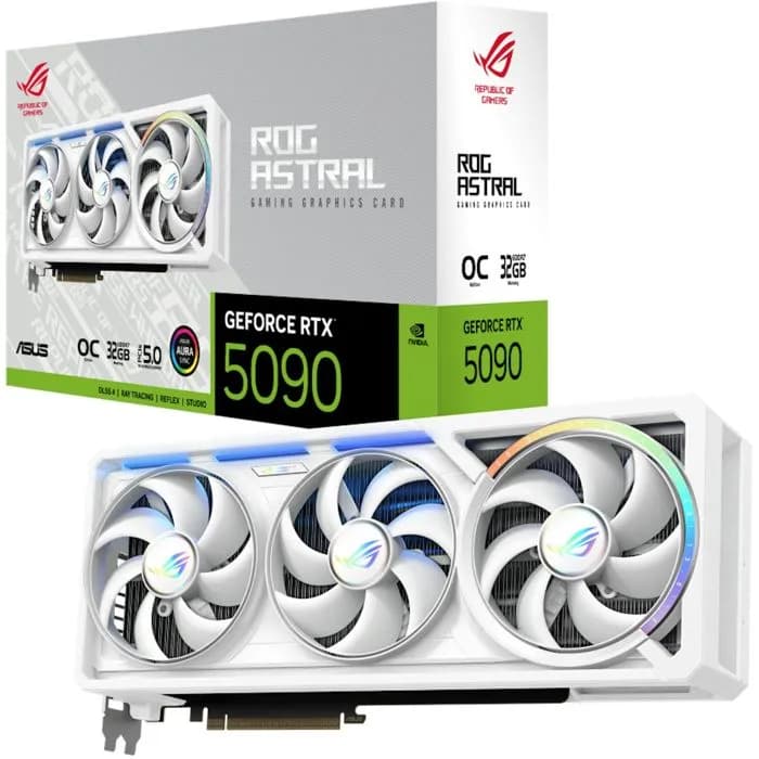 Grafička Asus GeForce RTX5090 ROG Astral OC White, 32GB GDDR7