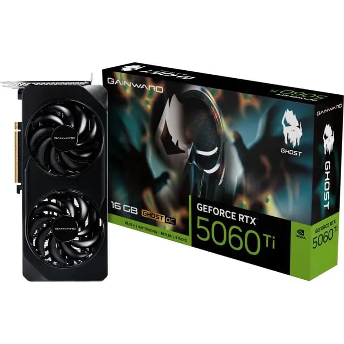 Grafička Gainward GeForce RTX5060Ti Ghost OC, 16GB GDDR7