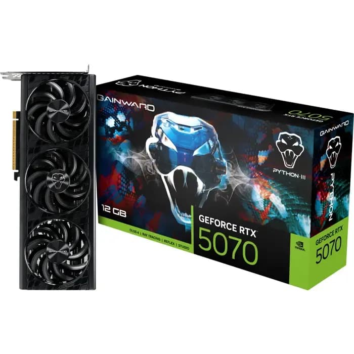 Grafička Gainward GeForce RTX5070 Python III, 12GB GDDR7