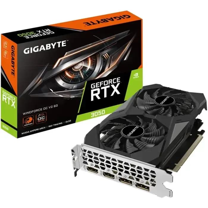Grafička Gigabyte GeForce RTX3050 Windforce OC V2, 6GB GDDR6