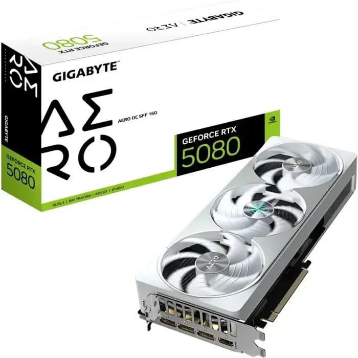 Grafička Gigabyte GeForce RTX5080 Aero OC SFF, 16GB GDDR7