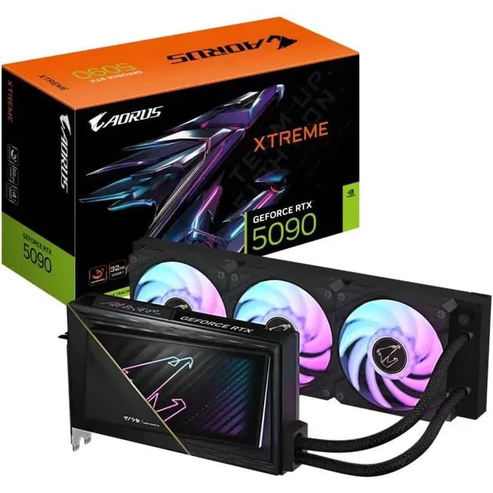 Grafička Gigabyte GeForce RTX5090 Aorus Xtreme Waterforce, 32GB GDDR7