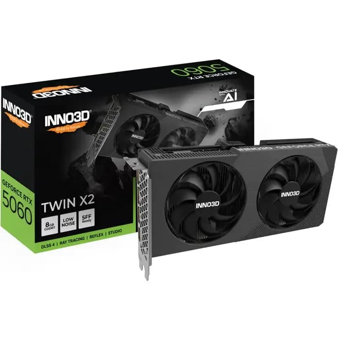 Grafička Inno3D GeForce RTX5060 Twin X2, 8GB GDDR7